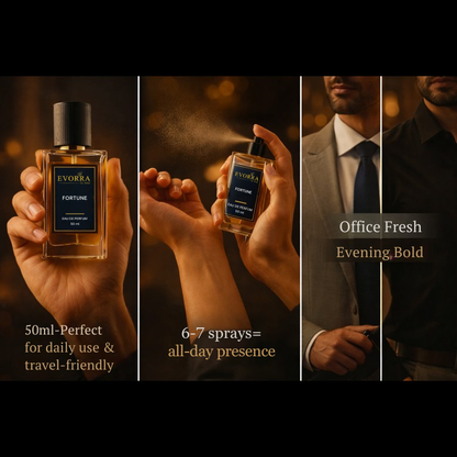 Fortune – 50ml Unisex Signature Perfume With Free 3ml Tester (EDP)